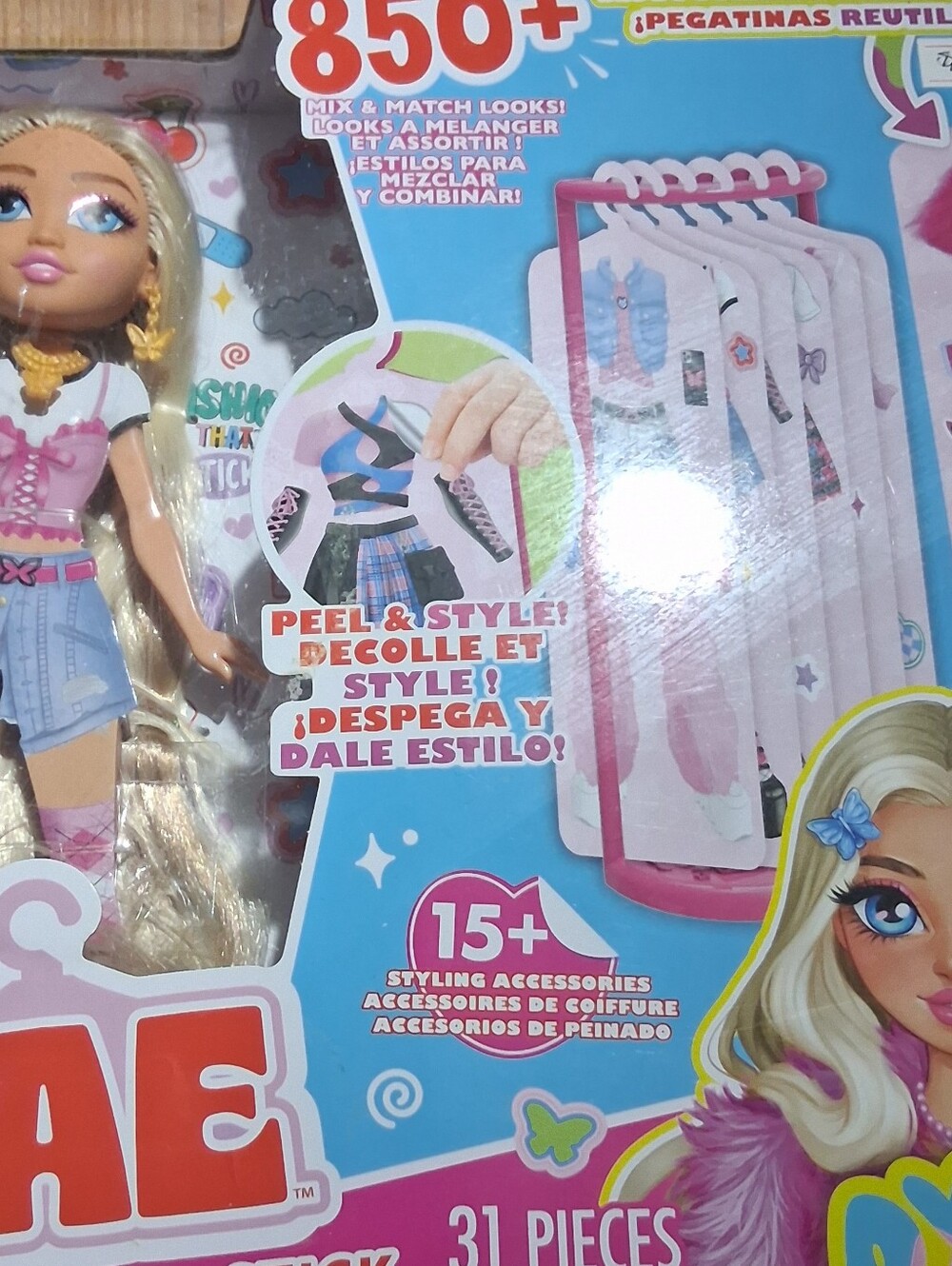 Dylan Fashion Doll - Pink & Light Blue Outfit by Style Bae